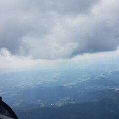 Flugwegposition um 11:13:05: Aufgenommen in der Nähe von Gemeinde Rettenegg, 8674 Rettenegg, Österreich in 2437 Meter